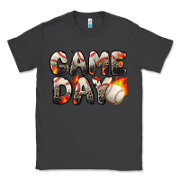 Smoke game day baseball leopard Classic Tee - Zillion Design Studio