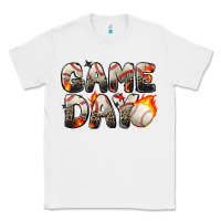 White game day baseball leopard Classic Tee - Zillion Design Studio