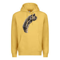 Antique Gold brachiosaurus face Premium Hoodie - LillyAllenDesigns