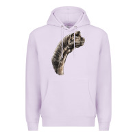 Lilac brachiosaurus face Premium Hoodie - LillyAllenDesigns