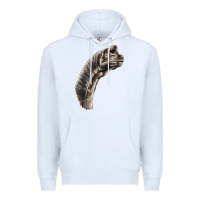 White brachiosaurus face Premium Hoodie - LillyAllenDesigns