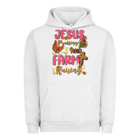 Pigment Lunar Rock jesus praising and farm raising Urban Hoodie - MaliasSmallBusiness