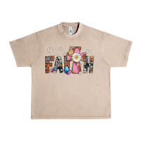 French Oak faith cross Urban Heavy Tee - Artiststas