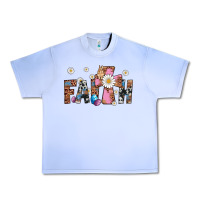Grape Ice faith cross Urban Heavy Tee - Artiststas