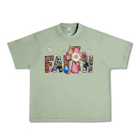 Oil Green faith cross Urban Heavy Tee - Artiststas