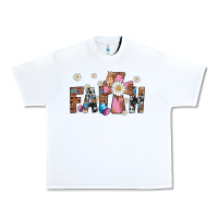 White faith cross Urban Heavy Tee - Artiststas