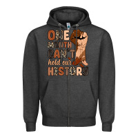 Charcoal Heather one month can't hold our history Zipper Hoodie - Zillion Design Studio