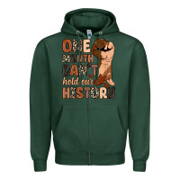 Sports Green one month can't hold our history Zipper Hoodie - Zillion Design Studio