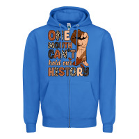 True Royal one month can't hold our history Zipper Hoodie - Zillion Design Studio