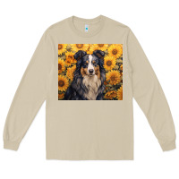 Mushroom australian shepherd Long Sleeve Tee - Unal Design