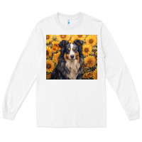 White australian shepherd Long Sleeve Tee - Unal Design