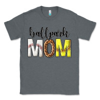Charcoal Heather ballpark mom Classic Tee - texasbilliewilder