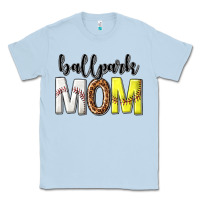 Dusty Blue ballpark mom Classic Tee - texasbilliewilder