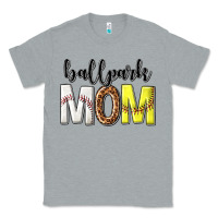 Heather Grey ballpark mom Classic Tee - texasbilliewilder