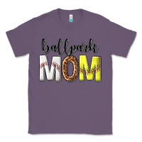Lavender ballpark mom Classic Tee - texasbilliewilder