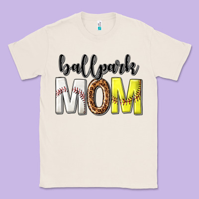 Classic Tee ballpark mom