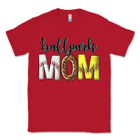 Red ballpark mom Classic Tee - texasbilliewilder