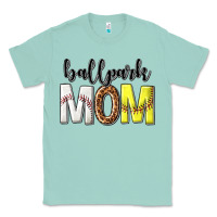 Seafoam ballpark mom Classic Tee - texasbilliewilder