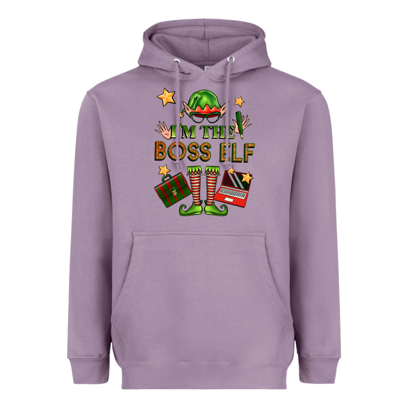 Im The Boss Elf Heavyweight Hoodie by FaDigitalArtStudio | Teevron