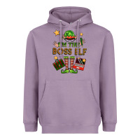 Lavender im the boss elf Heavyweight Hoodie - FaDigitalArtStudio