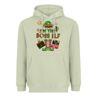 Matcha im the boss elf Heavyweight Hoodie - FaDigitalArtStudio