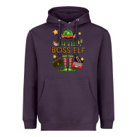 Plum im the boss elf Heavyweight Hoodie - FaDigitalArtStudio