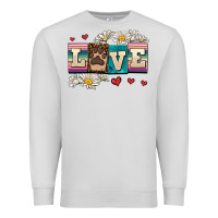 Dove Grey love dog Premium Sweatshirt - AdoDesignShop