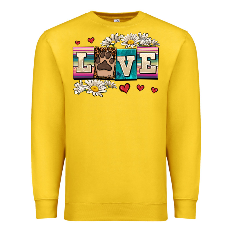 Love Dog Premium Sweatshirt by AdoDesignShop | Teevron