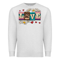 Oatmeal Heather love dog Premium Sweatshirt - AdoDesignShop
