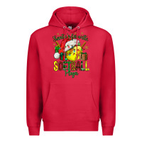 Cardinal Santa's Favorite Softball player Premium Hoodie - NancyCooperArtShop