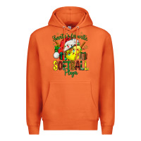 Carrot Santa's Favorite Softball player Premium Hoodie - NancyCooperArtShop