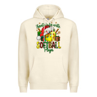 Sandshell Santa's Favorite Softball player Premium Hoodie - NancyCooperArtShop