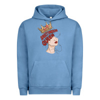 Pigment Pebble Blue sagittarius queen Urban Hoodie - MaliasSmallBusiness