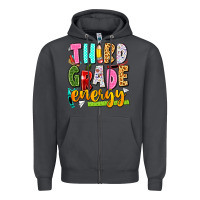 Smoke third grade energy Zipper Hoodie - texasbilliewilder