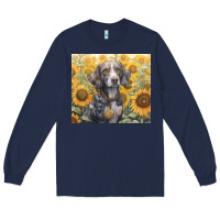 Navy beagle Long Sleeve Tee - Unal Design