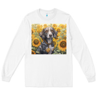 White beagle Long Sleeve Tee - Unal Design
