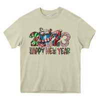Mossy 2023 Happy New Year Heavy Core Tee - CowhideDigitalArt