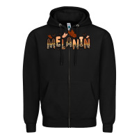 Black melanin butterfly Zipper Hoodie - Zillion Design Studio