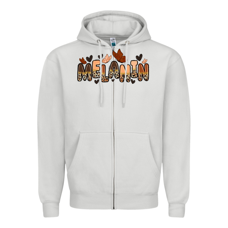 Melanin Butterfly Zipper Hoodie by Zillion Design Studio | Teevron