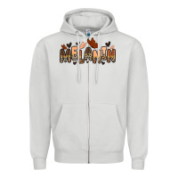 Dove Grey melanin butterfly Zipper Hoodie - Zillion Design Studio