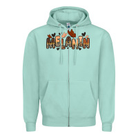 Seafoam melanin butterfly Zipper Hoodie - Zillion Design Studio