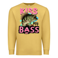 Antique Gold kiss my bass Premium Sweatshirt - JahusDesignShop