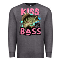 Charcoal Heather kiss my bass Premium Sweatshirt - JahusDesignShop
