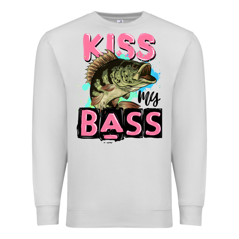 Kiss My Bass Premium Sweatshirt by JahusDesignShop | Teevron