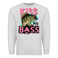 Dove Grey kiss my bass Premium Sweatshirt - JahusDesignShop