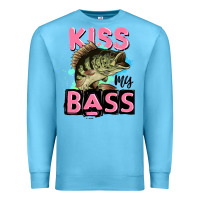 Ocean Blue kiss my bass Premium Sweatshirt - JahusDesignShop