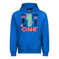Cobalt one  one one one Urban Hoodie - MaliasSmallBusiness