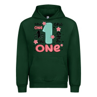 Forest Green one  one one one Urban Hoodie - MaliasSmallBusiness