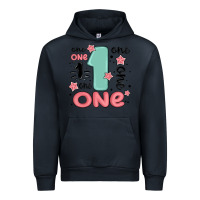 Navy one  one one one Urban Hoodie - MaliasSmallBusiness