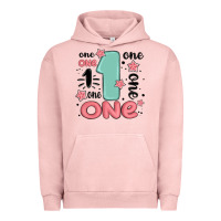 Pigment Salmon one  one one one Urban Hoodie - MaliasSmallBusiness